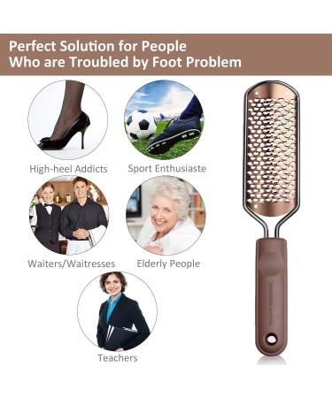 Peowuieu Pedicure Foot File Callus Remover Large Foot Rasp Colossal Foot Washer Foot Tools Professional Care Health - Buy Online on SooperMarket.com
