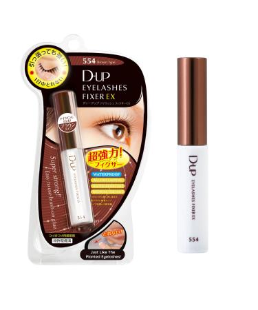 Eyelashes Fixer Glue EX 554 Brown Super Strong Waterproof False/Fake Eyelash Adhesive Japanese Medical Grade Glue Sweat Resistant Ideal for Eye Makeup & Double Eyelid