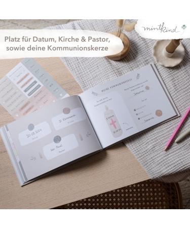 Mintkind Memory Book - My Communion Wald-Design | Personalized Communion Gift for Girls & Boys | Customizable Photo Album | Perfect Communion Memory Album - Buy Online on SooperMarket.com