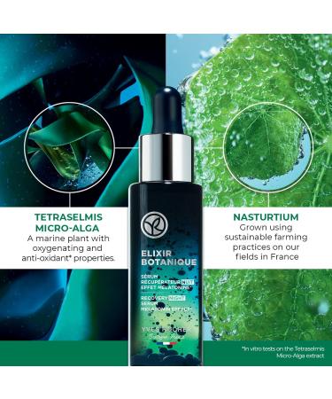 Yves Rocher Elixir Botanique Recovery Night Serum - Revitalize & Strengthen Skin | 1.01 Fl Oz - International Shipping Available - Buy Online on SooperMarket.com