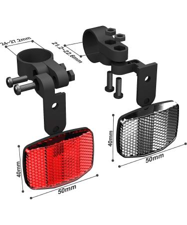 LGEGE Front & Rear Reflector Kit - Road Safety Reflection Set - Buy Online on SooperMarket.com