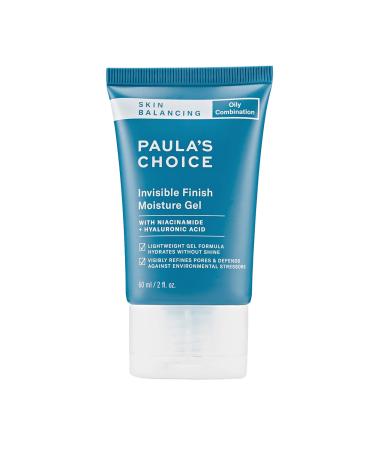 Paula's Choice SKIN BALANCING Invisible Finish Gel Moisturizer with Niacinamide & Hyaluronic Acid Large Pores & Oily Skin 2 Ounce. PACKAGING MAY VARY.