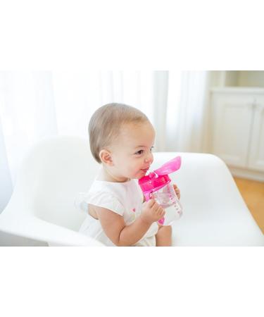 Dr. Brown's Pink Critters Sippy Cup with Straw - 9oz - 6m - Buy Online on SooperMarket.com