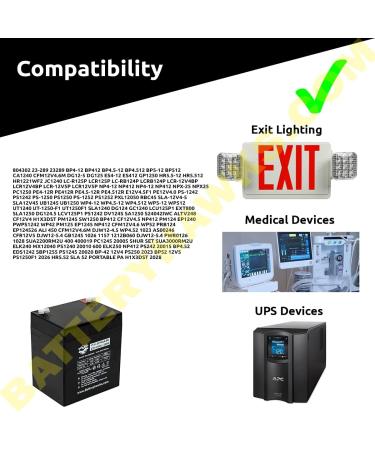Buy 12V 4.5AH SLA Sealed Lead Acid Battery UB1245 UB1250 SLA1250 PS1250 for Alarm Medical Solar UPS | Fast International Shipping - Buy Online on SooperMarket.com
