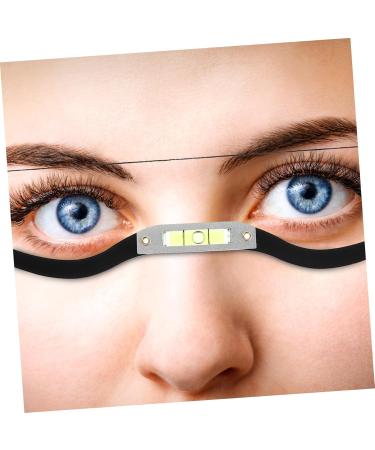 1 Set Arch Embroidery Eyebrow Ruler Brow Template Eyebrow Shaping Kit Level Ruler Alloy - Buy Online on SooperMarket.com