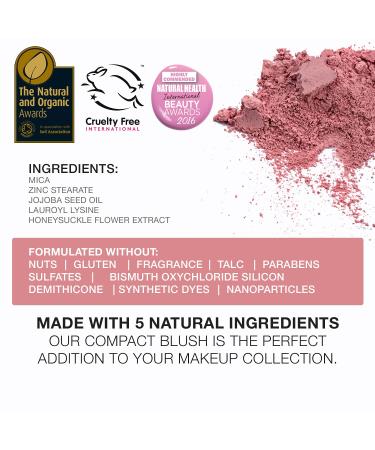 Bellapierre Compact Mineral Blush in Autumn Glow - Non-Toxic & Paraben Free | For Healthy Glow | All Skin Types | 0.35oz - Buy Online on SooperMarket.com