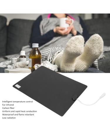 Buy Heated Floor Mat for Feet - Adjustable Electrical Foot Warmers with Remote Control | Waterproof Infrared Heating Pad (9 Temperature Levels) - Ideal Portable Foot Heating Solution for Comfort! - Buy Online on SooperMarket.com