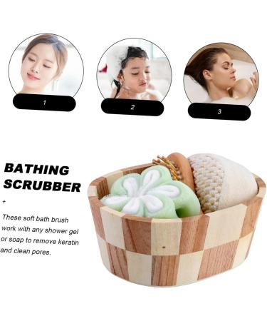 6-Piece Bathroom Set | Scrubbing Balls & Bathing Tools | Shower Supplies for Ultimate Clean - Buy Online on SooperMarket.com