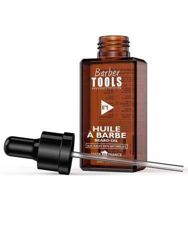 Beard Oil N 1 | 100% Natural | 30ml - Made in France | Promotes Beard Growth with Castor Oil 7 Vegetable Oils Essential Oils & Vitamin E - Premium Beard Care - Buy Online on SooperMarket.com