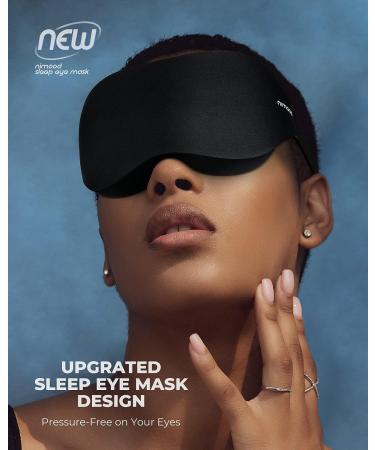 NIMOOD 3D Sleep Mask for Women and Men - Adjustable Strap, 100% Light Blocking, Breathable Blindfold for Side Sleepers - Buy Online on SooperMarket.com