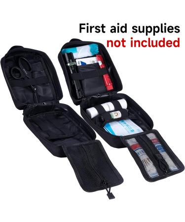 Crisis First Aid Bag | Empty Molle Tactical EDC IFAC Pouch for Outdoor & Travel | Versatile Camping Gadget & Motorcycle Pharmacy Belt Bag - Buy Online on SooperMarket.com