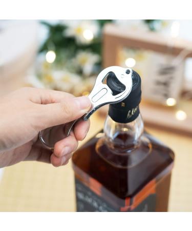 WSERE 3 Pack 3-in-1 Nail Clippers Bottle Opener Keychain - Stainless Steel Nail Trimmer Cutter for Toenail and Fingernail - Buy Online on SooperMarket.com