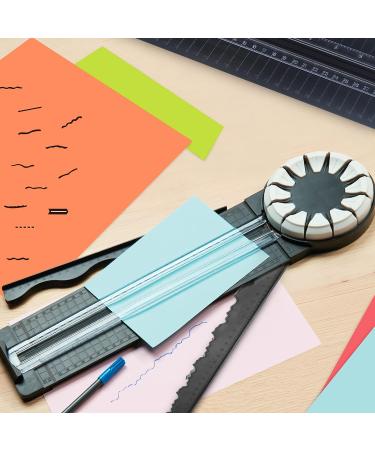 Paper Cutter  Paper Cutter for Cardstock  Paper Trimmer  Paper Slicer  Mini Paper Cutter  Paper Cutters and Trimmers  Paper Trimmer for Crafting  12-Shapes in 1 Cardstock Cutter - Buy Online on SooperMarket.com