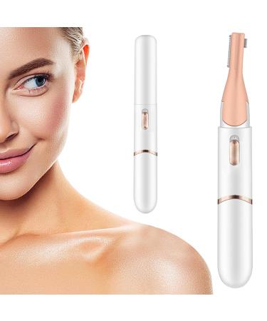 Buy Rechargeable Electric Eyebrow Trimmer - Double Blade Facial Hair Remover Set for Women - Buy Online on SooperMarket.com