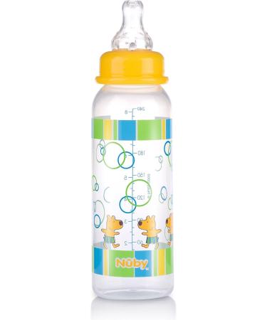 Nuby Non-Drip Baby Bottle 8oz - 1 Pack, Colors May Vary - Buy Online on SooperMarket.com