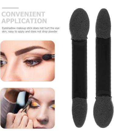 KALLORY 50pcs Makeup Sponge Make up Sponges for Face Brush Eyeshadow Cleaning Brush Lip Brush Disposable 1 count (Pack of 1) Black - Buy Online on SooperMarket.com