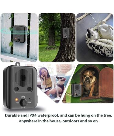 HXWEB PET Anti-Bell Device | Ultrasound Dog Bark Repeller & Trainer | Safe & Effective Outdoor Deterrent for Large Medium & Small Dogs - Buy Online on SooperMarket.com