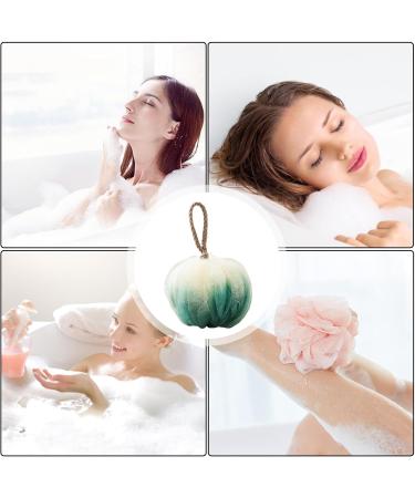 Large Loofahs for Shower Exfoliation Bath Sponge Super Soft Exfoliation Bath Sponge Dual-Use Foaming Bath Ball for Travel Home Hotel Green - Buy Online on SooperMarket.com