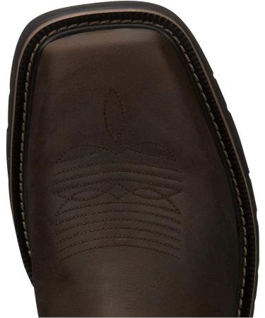 Justin Original Work Boots Men's Stampede Pull-On Square Toe Work Boot - Tan (Size 11.5 Wide) - Buy Online on SooperMarket.com