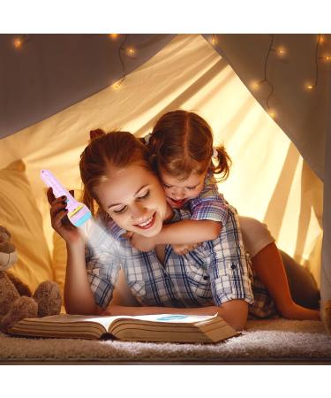 2 PCs Flashlight Projector for Kids | 80 Animal Patterns | Educational Slide Show Toys | Dinosaurs Sea Animals & Transport Tools - Buy Online on SooperMarket.com