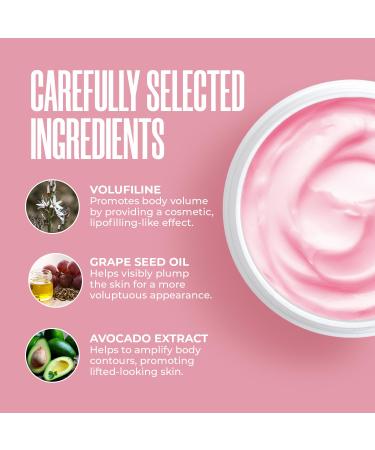 Divine Derriere Perky Body Cream - Skin Tightening & Moisturizing Lift for Firm Chest & D collet | Volufiline for Saggy Crepey Skin - Buy Online on SooperMarket.com