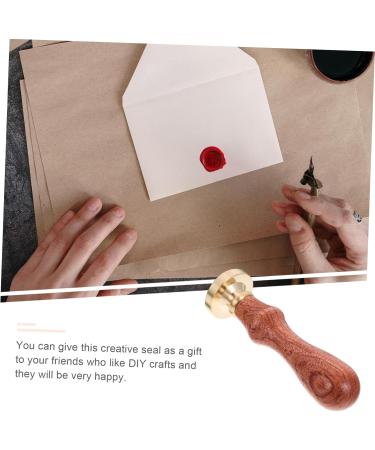 MUSISALY 1pc Dispensing Plate Tool Retro Sealing Stamp Eye Shadow Pressure Stamper Hotfix Copper Copper Head 1 count (Pack of 1) Golden - Buy Online on SooperMarket.com