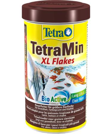 Tetramin XL flakes - fishing feed in flake shape for larger decorative fish balanced mixture for healthy fish and clear water 500 ml can XL flakes 500 ml (1 Pack)