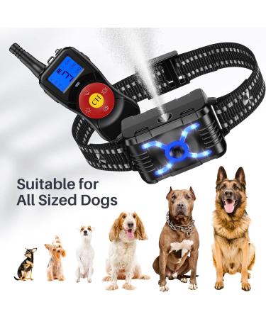 Anti Barking Dog Collars Citronella Dog Collar for Barking with Remote Smart Anti Bark Collar with 4 Training Modes Rechargeable Safe Citronella Spray Dog Barking Collar for Small Medium Large Dogs Black#XG03 - Buy Online on SooperMarket.com
