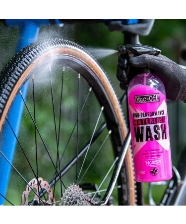 Muc Off Waterless Wash 750ml - High-Performance No Rinse Bike Cleaning Spray - Cleans & Polishes All Bike Types - Buy Online on SooperMarket.com