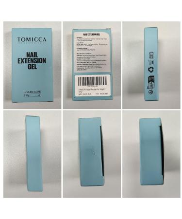 Tomicca Acrylic Gel for Nails - Pale Rosa Set (2x15g) | Quick Extender Polygel for Long-Lasting Nail Extensions | Perfect for Beginners & Salon Professionals - Buy Online on SooperMarket.com
