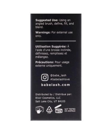 Babe Lash Defining Brow Cr me Brow Cream Gel Color Water resistant formula - 0.19 Ounce Dark Brown - Buy Online on SooperMarket.com