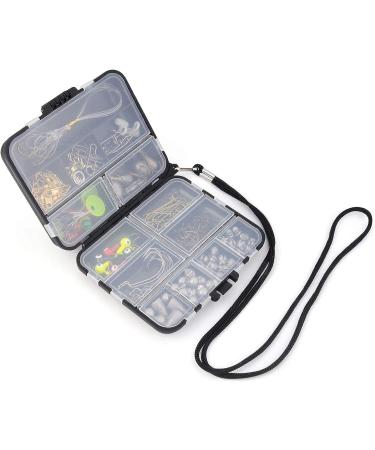 MadBite 181pcs Terminal Tackle Kit for Freshwater Fishing - Bass/Panfish/Trout, with Tackle Box, Hooks, Weights, Sinkers & Rigs - Buy Online on SooperMarket.com