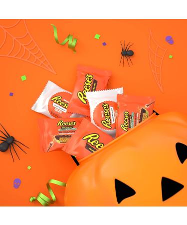 REESE'S Halloween Lovers Milk Chocolate & White Creme Assortment - 41.25 oz Bulk Variety Bag (75 Pieces) - Buy Online on SooperMarket.com