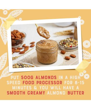 Sunburst Whole Almonds Dry Roasted & Sea Salted Non GMO (No Oil) 1kg - Buy Online on SooperMarket.com
