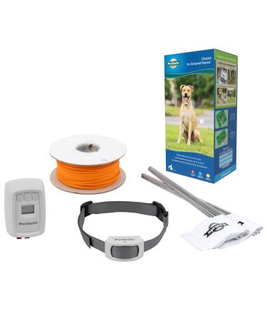 PetSafeClassic In-Ground Fence for Dogs and Cats - from The Parent Company of Invisible Fence Brand - Includes 500 ft of Wire - Expandable Coverage up to 5 Acres 1 Dog In-Ground Fence Kit