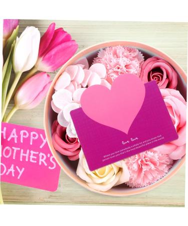 IWOWHERO Preserved Flower Decoration Scented Soap Rose Petals Rose Shaped Soap Floral Scented Soap Scented Plant Artificial Plants Mother's Day Simulation Soap Rose Wedding Soap Flower 16.2X16.2X8.2CM Pink - Buy Online on SooperMarket.com