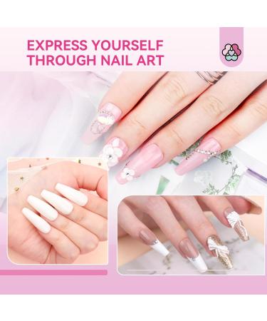 Saviland Acrylic Nail Brush Set for Beginners - 3PCS Size 14 10 6 with Pink Handle | Sturdy Kolinsky Hair for Acrylic Application & Nail Art - Buy Online on SooperMarket.com