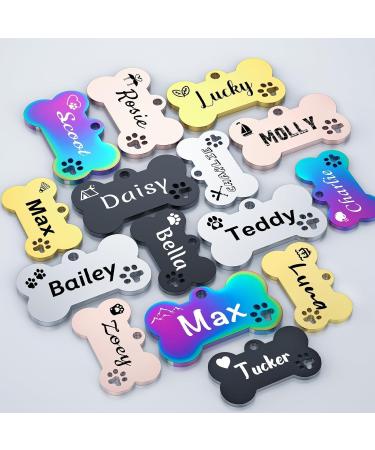 Personalized Yehanti Dog Tag - Stainless Steel Name Engraving for Dogs Cats & Puppies | Custom Collar Tags with Name Phone & Address - Buy Online on SooperMarket.com