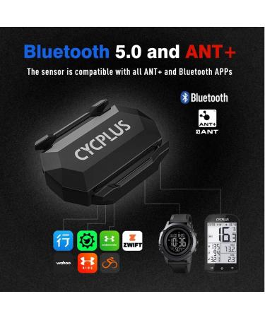 CYCPLUS Dual Module Bicycle Cadence & Speed Sensor - Bluetooth & ANT+ Compatible for Accurate Cycling Metrics - Buy Online on SooperMarket.com