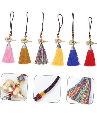 Cabilock 6pcs Copper Gourd Pendant Travel Feng Shui Car Fashion - Buy Online on SooperMarket.com