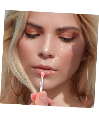 MAGICLULU 12pcs Silicone Lip Brush Travel Lip Brush Lip Makeup Brush Silicone Lip Scrubber Mini Tools Lip Applicators Lip Mask Applicator Flat Silica Gel White Concealer Brush 5.00X1.00X0.50CM White - Buy Online on SooperMarket.com