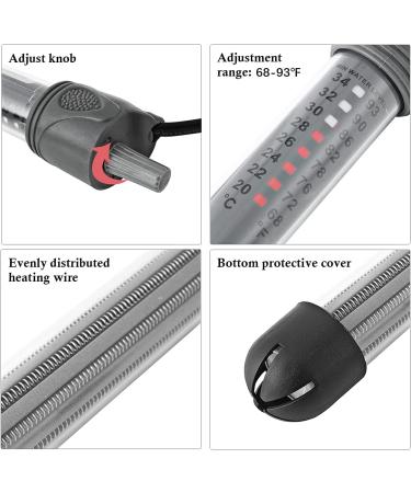 HITOP 50W Adjustable Aquarium Heater - Submersible Fish Tank Thermostat - Buy Online on SooperMarket.com