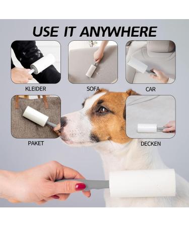 Extra Sticky Puki Diary Lint Roller - 10 Rolls 900 Sheets | Effective Animal Hair Remover for Clothing Sofa Bed & Carpet - Buy Online on SooperMarket.com