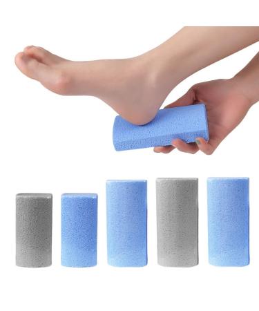 Dekaim Pumice Stone for Feet Foot Scrubber for Dead Skin for Dead Skin Removal Hard Remover Pedicure Prevents Cracked Heels (Grey)