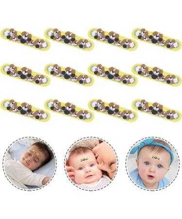 Kisangel Kid Stickers 140 pcs Liquid Indicator Strips for Forehead Fever - Yellow Brownx7pcs - Buy Online on SooperMarket.com