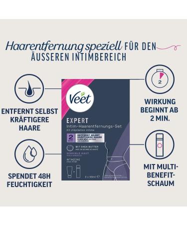 Veet Expert Cold Wax Strips for Body & Legs - Sensitive Skin Hair Removal - 10 Double Strips (20 Stripes) - International Shipping Available - Buy Online on SooperMarket.com