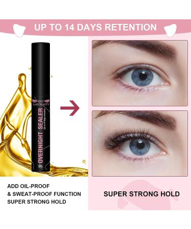 Lash Clusters Overnighter Sealer - DIY Extension for Long Lasting Wear | 5ml Black - Buy Online on SooperMarket.com