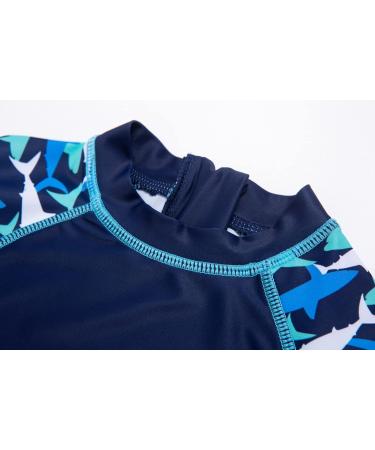 Bonverano Baby Boys Swimsuit | UPF 50+ Sun Protection | 6-9 Months | Surf Shark Design - Buy Online on SooperMarket.com