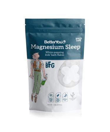BetterYou Magnesium Sleep Kids Bath Flakes - Body Soak for Little Ones - Whizz-Popping Granules - Encourages Enjoyable Tub Experience - Soothing Blend Promotes Better Rest - Refreshes Skin - 1.6 lbs