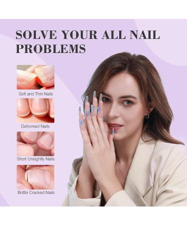 500PCS Saviland Long Coffin Soft Gel Nails Tips Kit - Full Cover False Clear Fake Nail Extension for Manicure Salon & Home DIY - Buy Online on SooperMarket.com